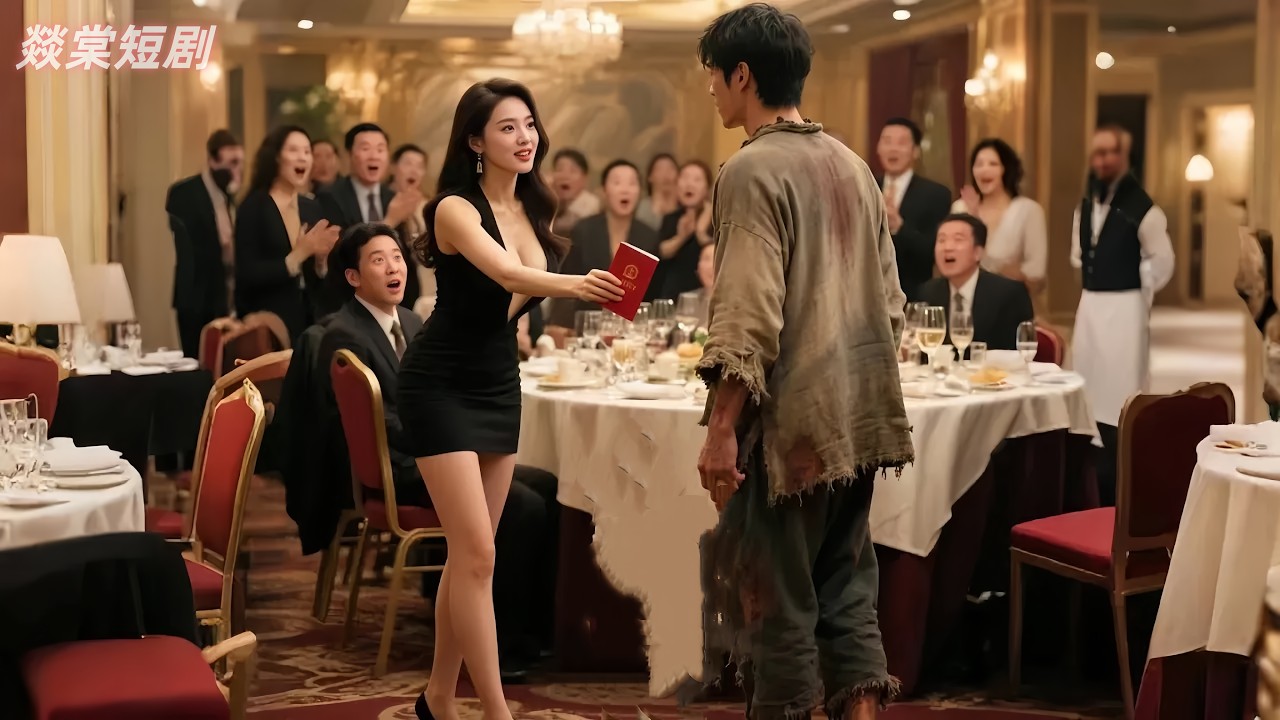 千億大亨偽裝成乞丐誤闖進婚禮現場竟被女總裁當場改嫁！原來女總裁看穿小夥真實身分不凡，以身相許求小夥出手拯救她的命運！#改嫁乞丐后成首富了