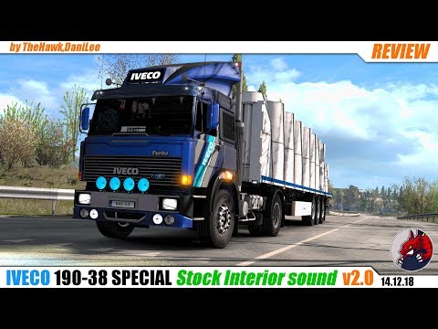 ETS2 (1.33) | "IVECO 190-38 Special Stock Interior sound" v2.0 - review