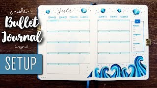 JULI plan with me | BULLET JOURNAL setup 2019 | deutsch