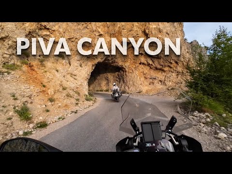 Piva Canyon Montenegro (Pure Sound) 4k | BMW R 1250 GSA | ADV Bumblebee