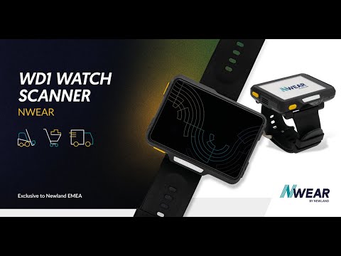 Nwear WD1 Android Smartwatch with Barcode Scanning video thumbnail
