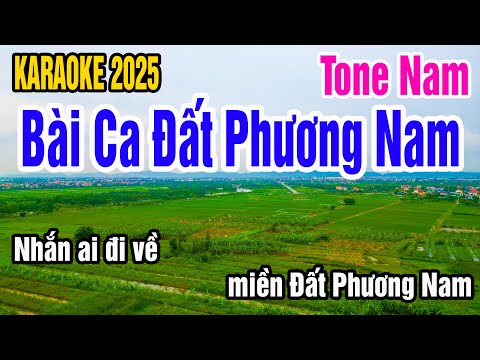 Karaoke Bài Ca Đất Phương Nam Tone Nam Nhạc Sống gia huy karaoke