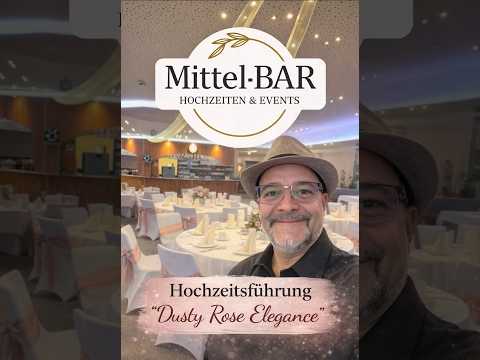 Hochzeitsführung Mittel-BAR – Dusty Rose Elegance