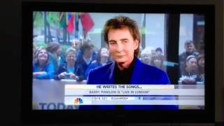 Barry Manilow on the Today Show