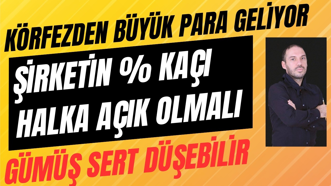 Gümüş Sert Düşebilir Şirketin % Kaçı Halka Açık Olmalı Körfez Sermayesinin Yeni Adresi İstanbul Mu?