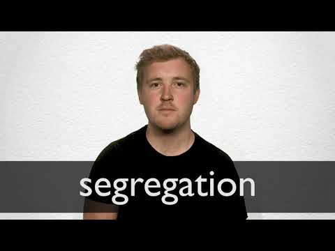 sononym for segregation sononym for segregation