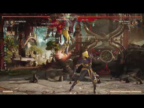 Mortal Kombat 1 SCORPION 50% COMBO ( 2 Bar & Cyrax )