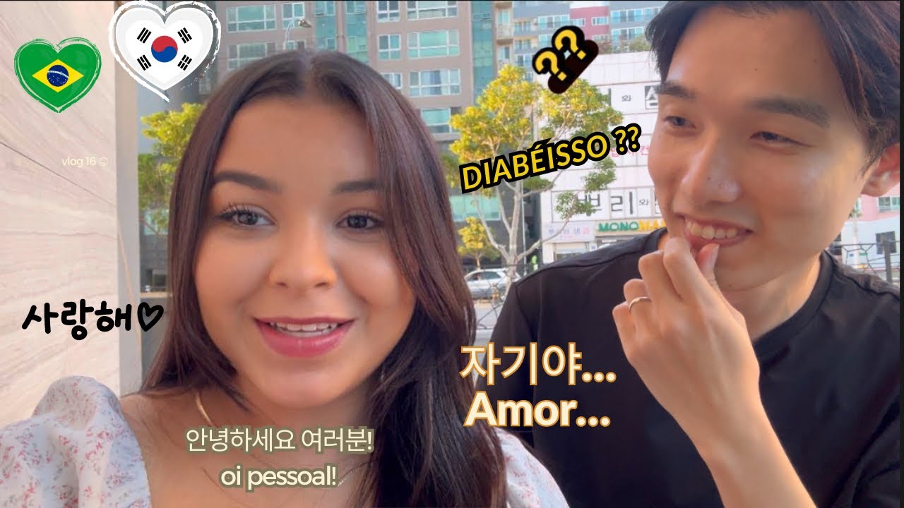 A REAÇÃO DO MEU MARIDO ME VENDO FALAR COREANO!