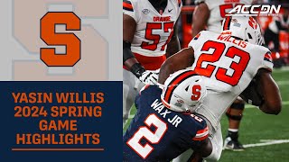 RB Yasin Willis Introduces Himself To The Syracuse Fans