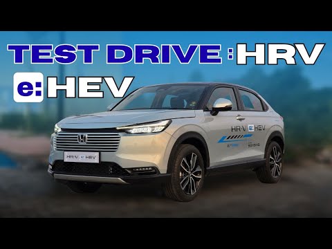 Test drive of Honda's first hybrid car – HR-V e:HEV!