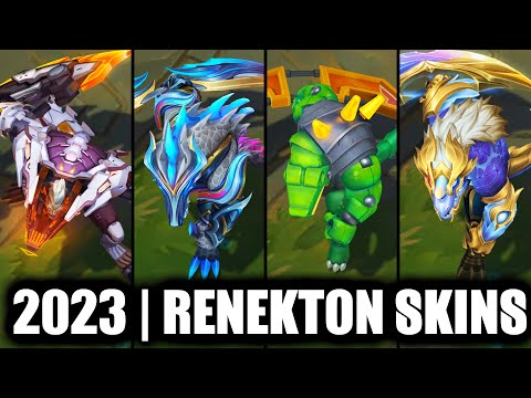 ALL RENEKTON SKINS SPOTLIGHT 2023 - Worlds 2023 Renekton Newest Skin | League of Legends