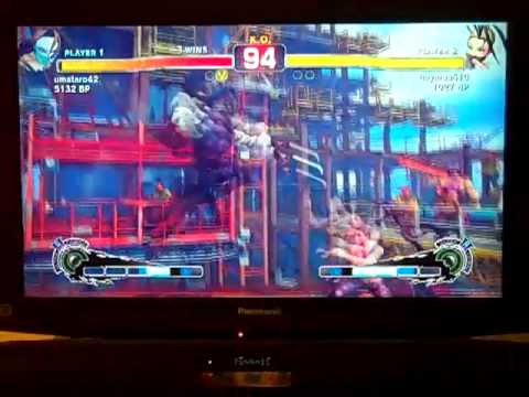 SSF4 - umataro42 vs bayarea510 020 (Vega vs Ibuki)