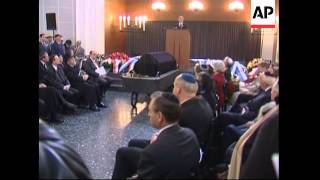 Memorial service for Holocaust survivor and famed Nazi hunter