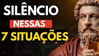 NÃO FALE NESTAS 7 SITUAÇÕES (REGRA ESTOICA) | Estoicismo