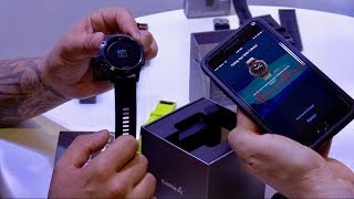 Garmin Fenix 5 Unboxing + set up, incl: phone pairing