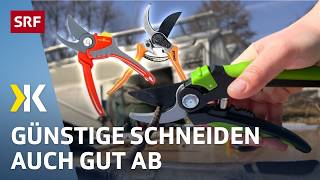 Gartenscheren im Test: Nicht alle Bypass-Gartenscheren können überzeugen | 2025 | Kassensturz | SRF