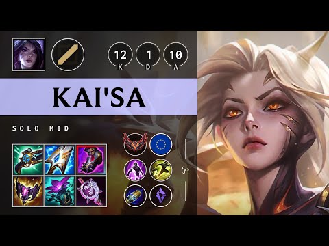 Kai'Sa Mid vs Aurelion Sol - EUW Grandmaster Patch 25.16