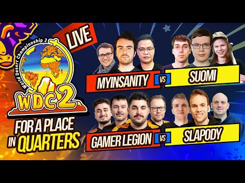 mYi vs Suomi & GL vs Slapody WORLD DESERT CHAMPIONSHIP 2  Round 2 #ageofempires2 (15-09-24)