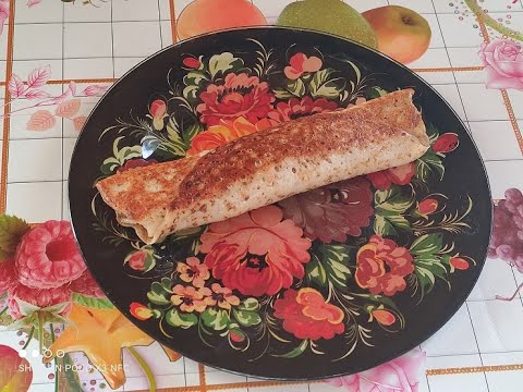 Блины с рисом и грибами от Луча Pancakes with rice and mushrooms 米饭和蘑菇煎饼
