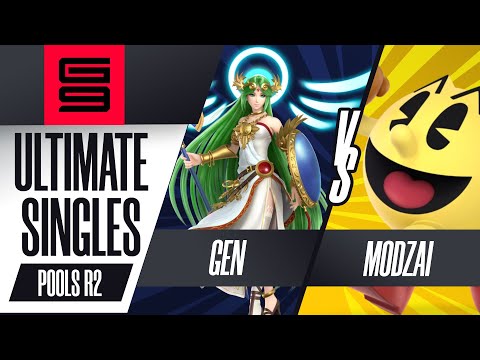Gen (Palutena) vs MoDzai (Pac-Man) - Ultimate Singles Pools Losers Quarter-Final - Genesis 9