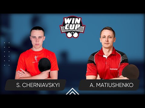 13:30 Serhii Cherniavskyi - Andrii Matiushenko West 3 WIN CUP 17.03.2024 | TABLE TENNIS WINCUP