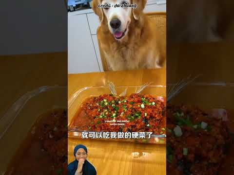 ANJING MASAK IKAN PEDAS BUAT MAMA 🥰‼️😋 #funny #dubbing #shorts