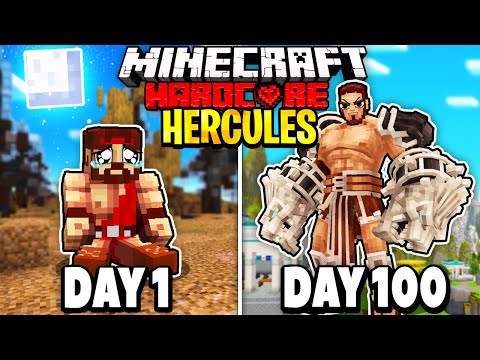 Forrestbono - I Survived 100 Days as HERCULES in Minecraft.. Here's What Happened..