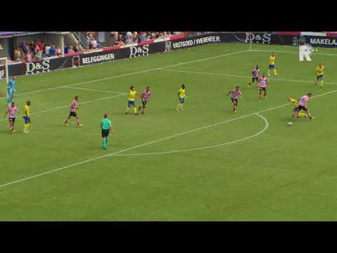 Goals bij oefenwedstrijd Sparta-SC Cambuur (0-2)