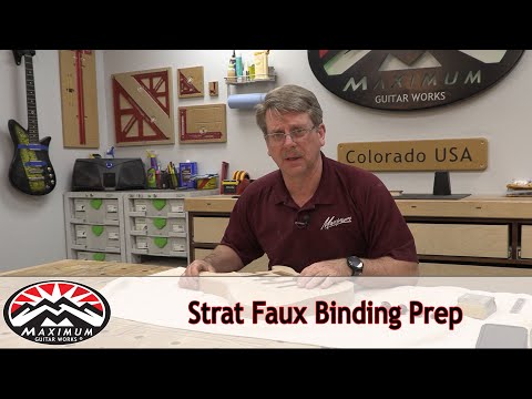 The School Strat Build - Faux Binding Prep