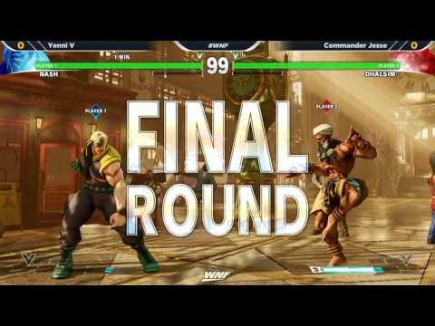 WNF 2.1 SFV - Yenni V (Nash) vs Commander Jesse (Dhalsim)
