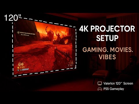 Mein 120-Zoll-4K-Heimkino-Setup – Gaming, Streaming und Alltagsgebrauch!