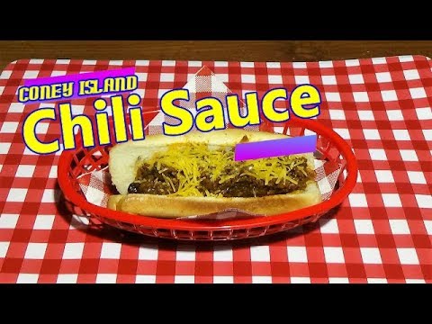 Coney Island Chili Sauce