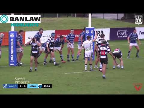 2019 NHRU - Premier 2 Round 8 Highlights - Wanderers v Nelson Bay