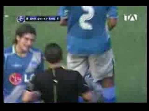 Gol de Armando Paredes. Barcelona 0 - Emelec 1.