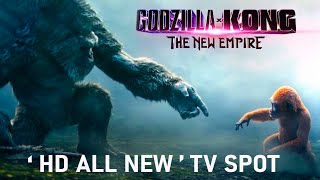 GODZILLA x KONG: THE NEW EMPIRE - HD All New TV Spot (2024) | godzilla x kong the new empire trailer