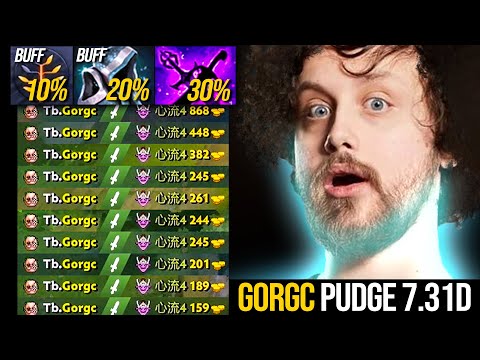 Gorgc Shows How To Delete Counter Pick Timbersaw | Imba Spell Lifesteal Build | Pudge Patch 7.31d