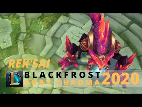 Blackfrost Rek'Sai Ruby Chroma 2020 - League Of Legends