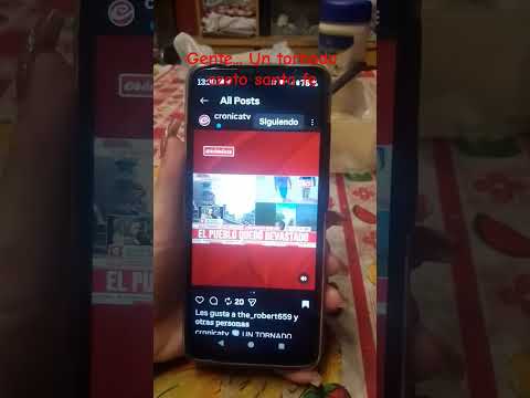 ALERTA PARA SANTA FE BOMBAL, a sufrido un tornado (no sabemos que tamaño era)