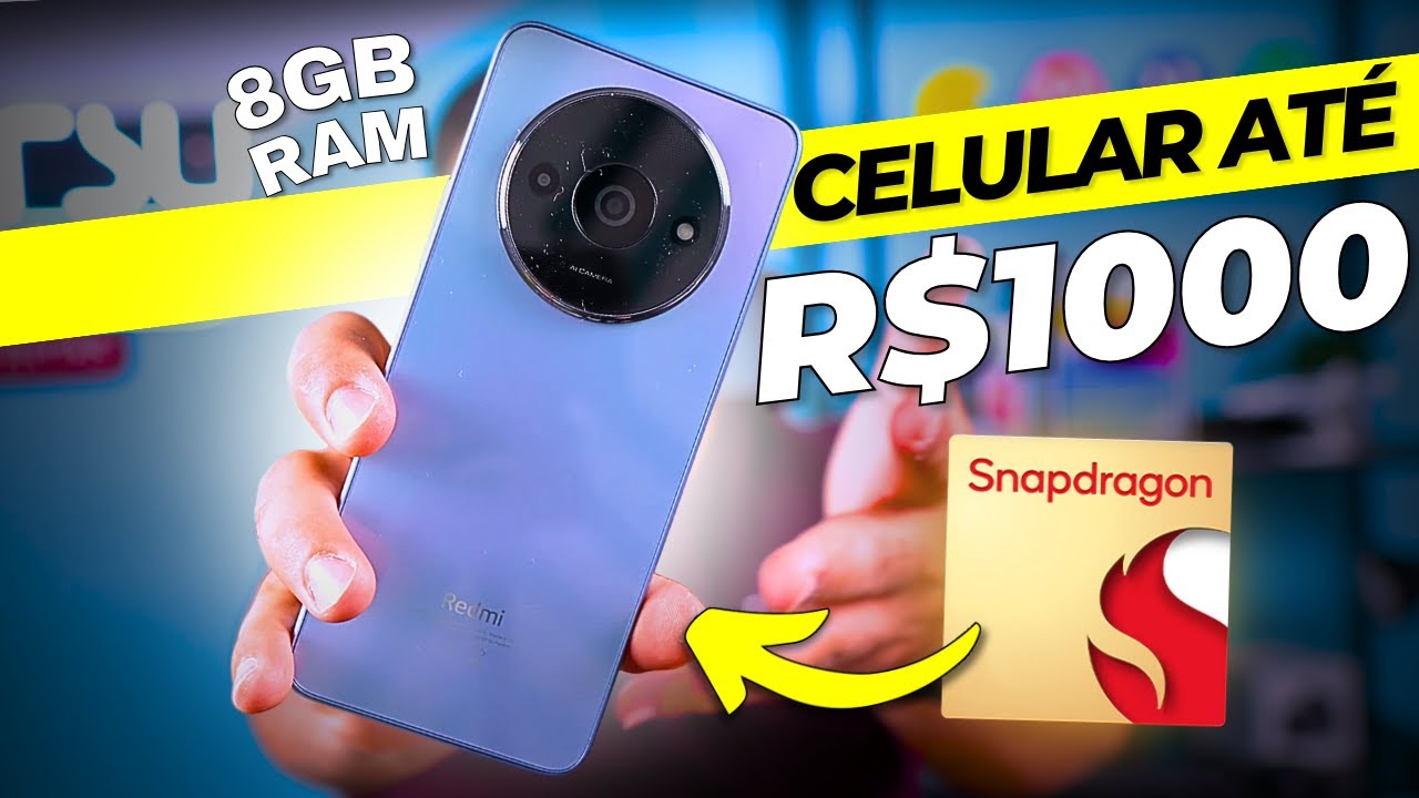 TOP 7 MELHORES Celulares até R$1000 CUSTO BENEFÍCIO em 2024!!! - BOM e BARATO