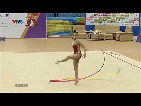 Phần Trình Diễn Thể Dục Nghệ Thuật VĐV Peeramatukorn Piyada Dụng Cụ Dải Lụa Seagame 31-Việt Nam 2021