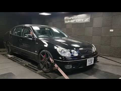 Whifbitz tuned Toyota Aristo 433bhp dyno run