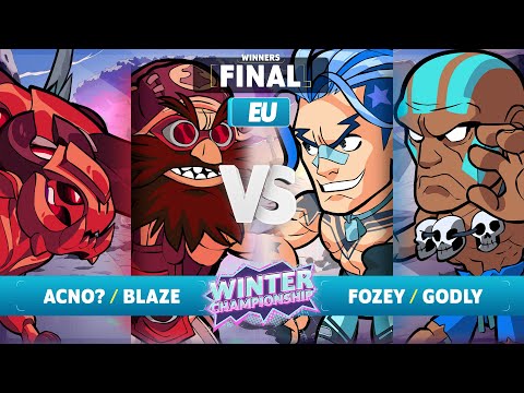 Acno? & Blaze vs. Fozey & Godly - Winners Final - EU - Brawlhalla Winter Championship 2023