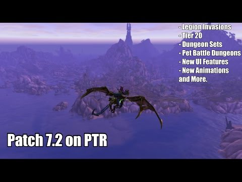 Patch 7.2 PTR: Pet Dungeons, Tier 20, Dungeon Sets, New Animations,  Legion Invasions and More