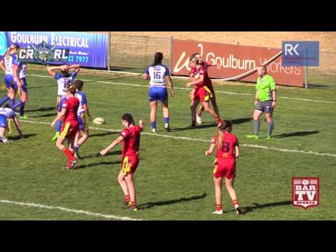 2017 Canberra RL Round 15 Ladies League Tag Highlights - Goulburn Workers Bulldogs v Gungahlin Bulls