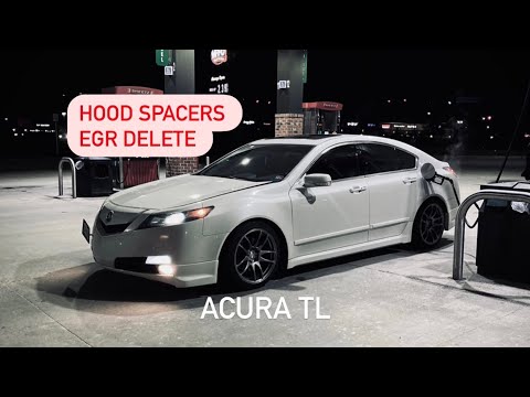 Acura TL P2R Egr Delete and Hood Spacers