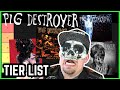 PIG DESTROYER Albums RANKED Best To Worst (Tier List & The Octagonal Stairway Review)