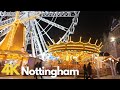 Nottingham England Night 4K Walking Tour