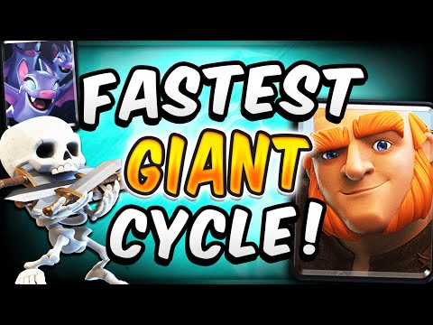 2.9 ELIXIR! FASTEST GIANT CYCLE DECK DOMINATES! — Clash Royale