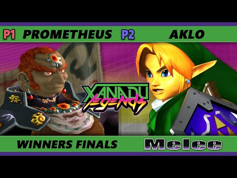 Xanadu Legends 3 Winners Finals - Aklo (Fox, Link) Vs. Prometheus (Ganondorf) Smash Melee - SSBM