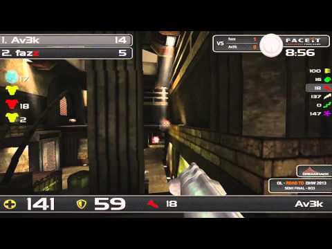 FACEIT - QL Road 2 DreamHack Winter 2013 (SEMI FINAL: fazz vs. Av3k)